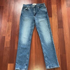 Reformation Liza Jeans in Laguna Wash